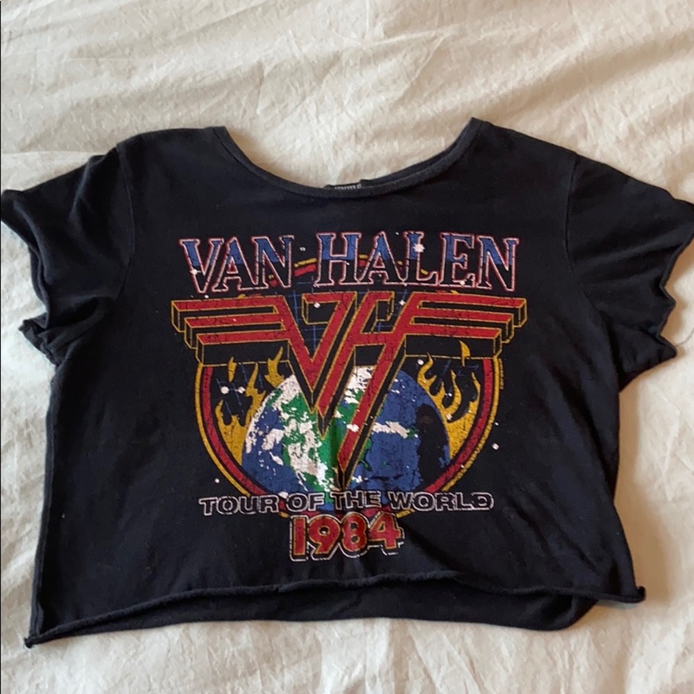 Van Halen 1984 tour crop top